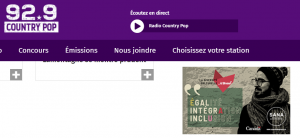 bannière site web